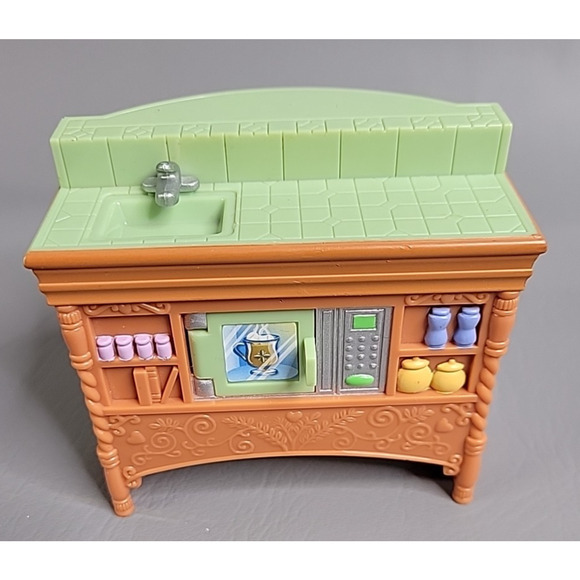 Amazon.com: Fisher-Price Loving Family Dollhouse Kitchen  Fisher Price Loving Family Dollhouse Kitchen Lot Refrigerator Table